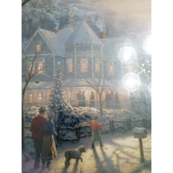 Springbok 2000 Piece Puzzle Thomas‎ Kinkade A Holiday Gathering Christmas New! - Picture 5 of 7